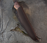 Нож Клыч из дамасской стали