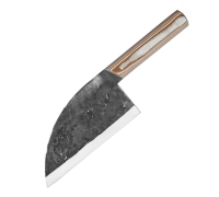 Сербский шеф нож из кованой стали Х12МФ купить на сайте koval-knife.shop